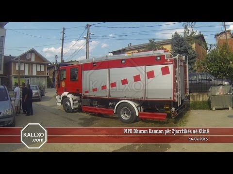 MPB Dhuron Kamion për Zjarrfikës në Klinë