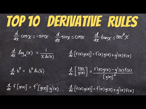 Learn Every Derivative Rule in only 24 minutes! (ultimate study guide) | jensenmath.ca