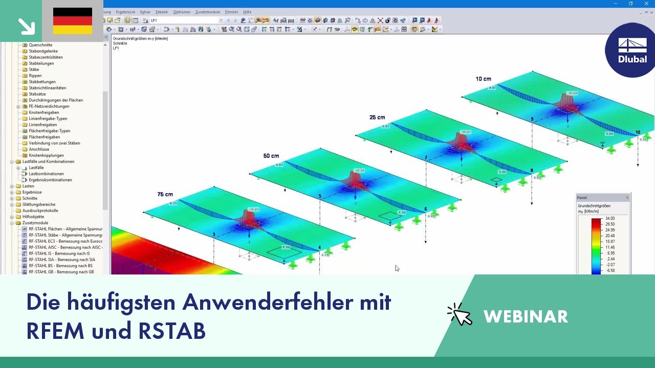 Die häufigsten Anwenderfehler mit RFEM und RSTAB