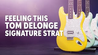 Video thumbnail for Fender Tom DeLonge Strat Electric Guitar: All the Small Things of Signature Style by Sweetwater