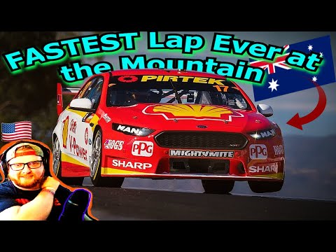 NASCAR Fan Reacts to Australian Supercars Lap Record - Bathurst - Scott McLaughlin