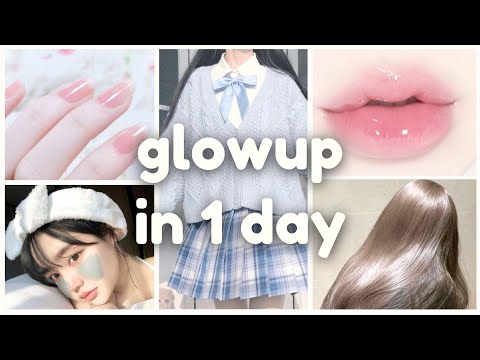 how to glowup for school in just 24 hours 💕