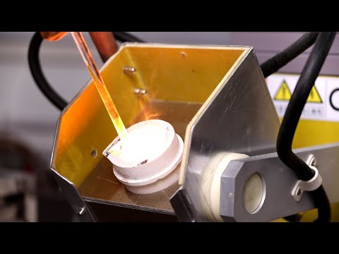 Small Manual Tilting Induction Melter-CDOCAST