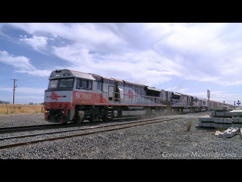 1PM9 SCT Mixed Freight & Steel Train (19/10/2022) - PoathTV Australian Railways