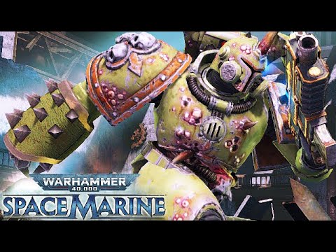 FOR NURGLE: Plague Marine vs Orks! - Warhammer 40K: Space Marine, Augmented Mod 2022