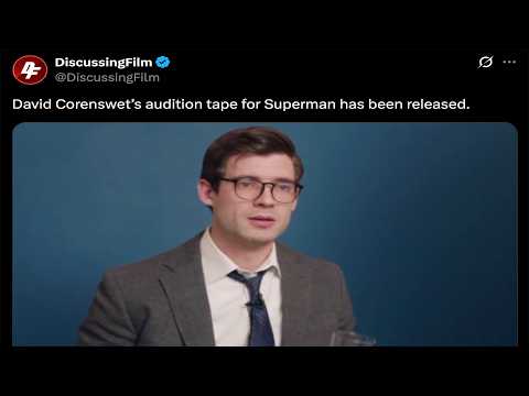 David Corenswet's superman audition..