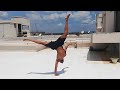 Cartwheels in scorching heat | Terrace Workout | One handed Cartwheel