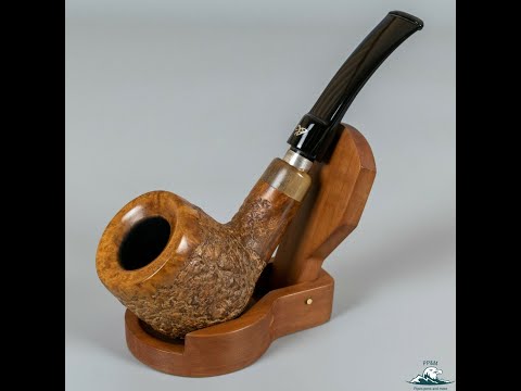 Handmade Luigi Viprati Rusticated Half Bent 925 Sterling Silver Saddle Stem 9mm