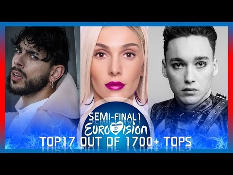 Eurovision 2019 - Your TOP17 of Semi-Final 1 Out of 1700+ TOPS