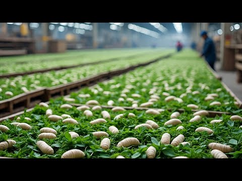 Silkworm Farming and Silk Production – How Billions of Worm Cocoons Are Processed Into Luxury Fabric