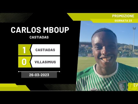 Carlos Mboup attaccante Castiadas 26-03-2023 - Diario Sportivo