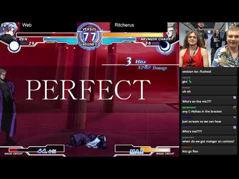 EVO France 2025 Melty Blood Actress Again Current Code pool finals + top 8