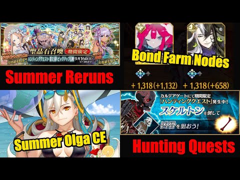 [FGO JP] "Post Summer Update Summary"