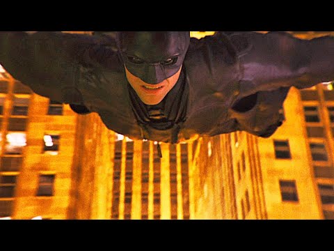 The Batman Rooftop Jump Scene Police Station Escape