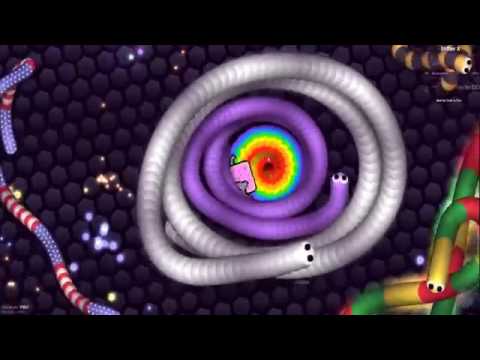 Slither io Nyan Cat Skin Mod Epic Tiny Vs Giant Snake Slitherio Funny Moments!