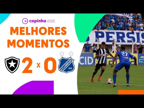 BOTAFOGO-RJ 2 x 0 LEMENSE | MELHORES MOMENTOS | SEGUNDA FASE | COPINHA 2023
