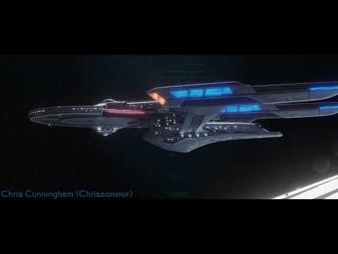 USS Titan-A/Enterprise G Leaving Starbase WIP Preview
