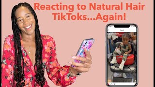Reacting to Viral Natural Hair Tiktoks Part 2 | Gabrielle Ishell