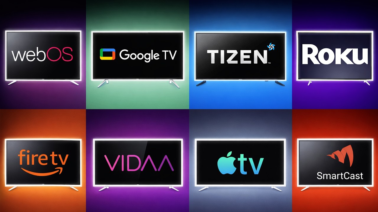 Every Major TV OS Explained | Android TV, Google TV, Tizen, webOS, Apple TV & More