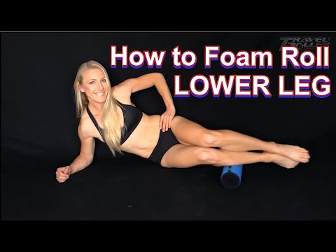 How to Foam Roll LOWER LEG | Tibialus Anterior muscle