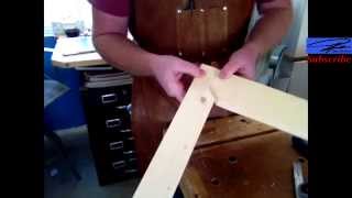 Get a mitered joint with different size rails and styles