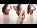 Anaira Gupta Sizzles In Chiffon Saree Hot Beach Photoshoot Look Matching Blouse Fashion Looks