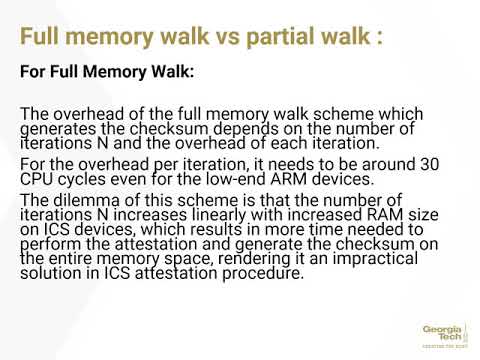 Secure SW based Attestation on ARM devices