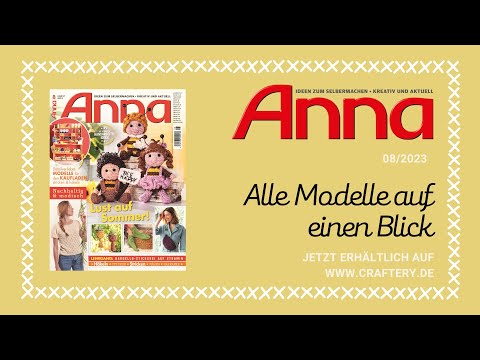 Zeitschrift Anna 8/23 - Alle Modelle auf einen Blick