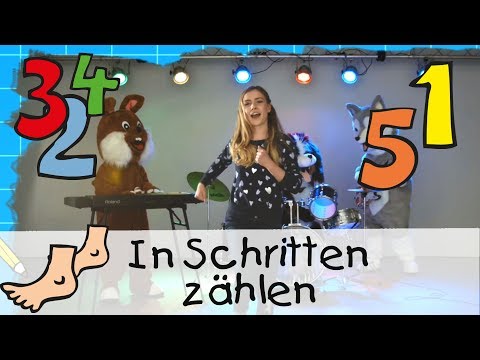 🐶 In Schritten zählen - Mathe Lernlieder mit Marie Wegener || Kinderlieder