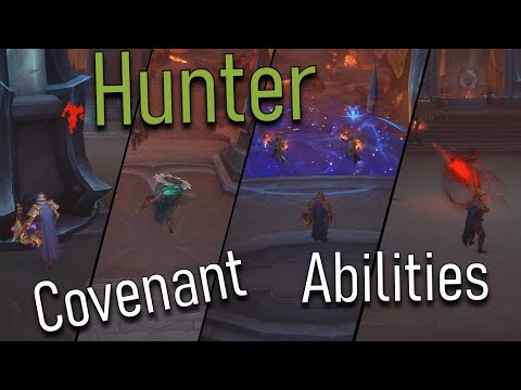 ALL HUNTER COVENANT ABILITIES - World of Warcraft Shadowlands Alpha