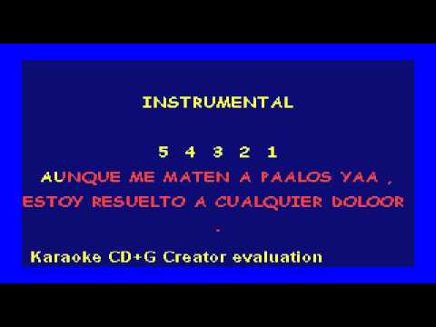 MIX OJOS AZULES , LA BOCINA - KARAOKE