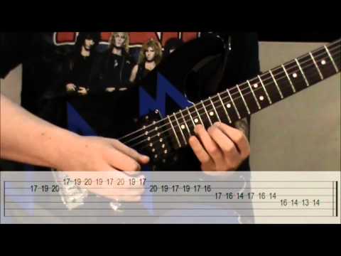 Lick #23 - Stratovarius style E harmonic minor alternate picking + TAB