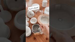 How to clean a diffuser! #diffusers #plantbased #lowtoxliving
