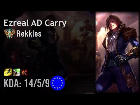 Ezreal AD Carry vs Ashe - Rekkles - EUW Challenger Patch 6.11