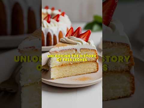 Unlocking the history of Tres Leches. #cake #sweets #treslechescake #dessert #foodfacts #shorts