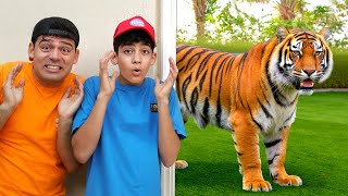 Wild Animals in My House! Learn Animal Names & Fun Facts with Jason