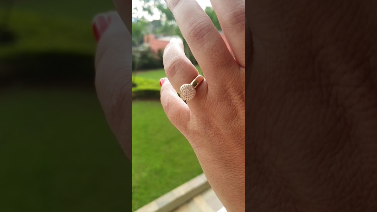 Watch Now ANEL CHUVEIRO BANHADO À OURO 18K ANEL CHUVEIRO BANHADO À OURO 18K