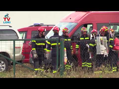 Lički vatrogasci helikopterom prebačeni na Velebit 19.08.2017.