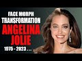 Angelina Jolie Transformation Face Morph Evolution 1975 2023