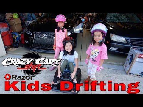 Razor Crazy Cart Shift First Ride Setup | 12V Electric Drifting Go Kart for Kids
