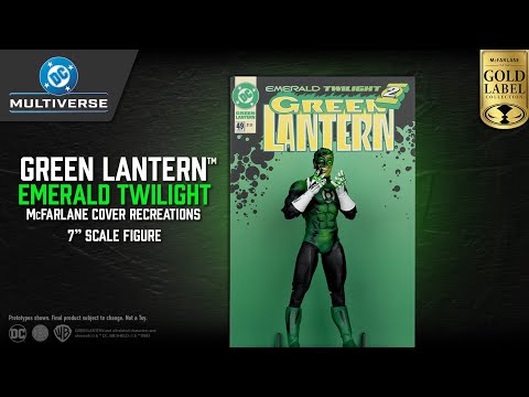 NEW DC Multiverse: MCR™ Green Lantern™ (Emerald Twilight) 7" Scale Figure | Action Figure Showcase