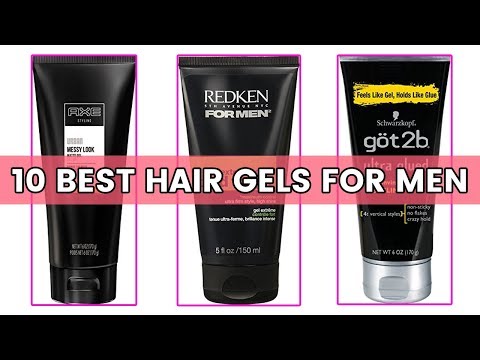 10 Best Hair Gels for Men 2019 | For Curly, Wet Look & Long Hair | Men Hair Gel Spray & Product Video