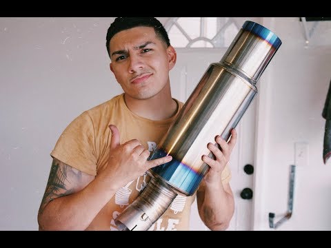 INSTALLING A TOMEI EXPREME TI EXHAUST ON MY 350Z!