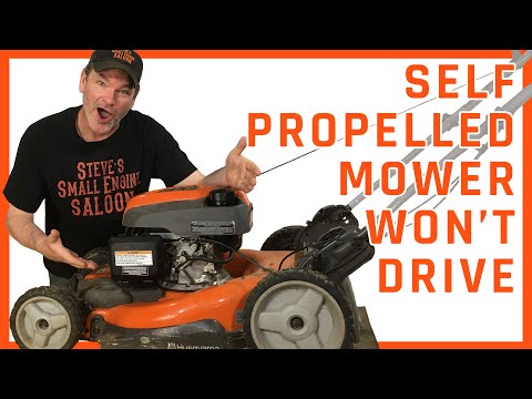 Check this first if your self propelled lawn mower won't mov...