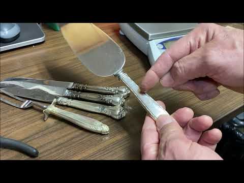 Sterling Knives With Steel Blades