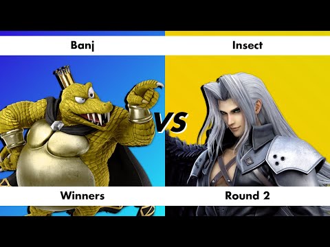 Banj (King K Rool) vs Insect (Sephiroth) - Winners Round 2 - Granite State Grind 10/22/23