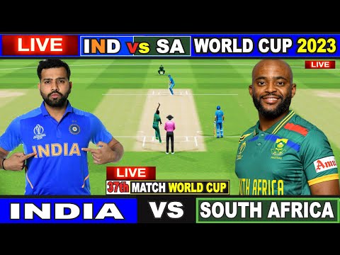 Live: IND Vs SA, ICC World Cup 2023 | Live Match Centre | India Vs South Africa | 1st Inning