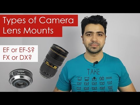 Types of dslr camera lens mounts explained