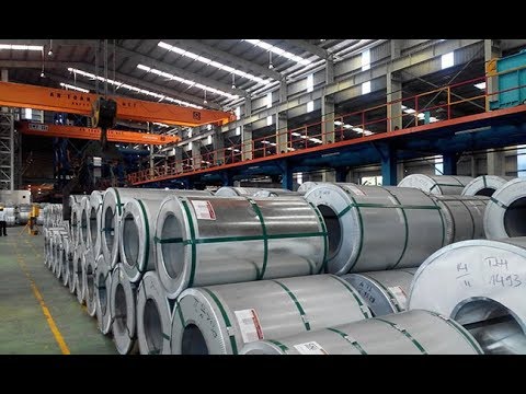 The manufacture of rolled galvanized colorcoated steel sheet