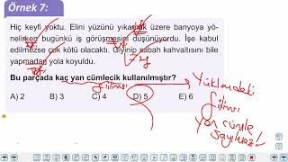 Eğitim Vadisi TYT Türkçe 22.Föy Cümle Türleri 2 Konu Anlatım Videoları